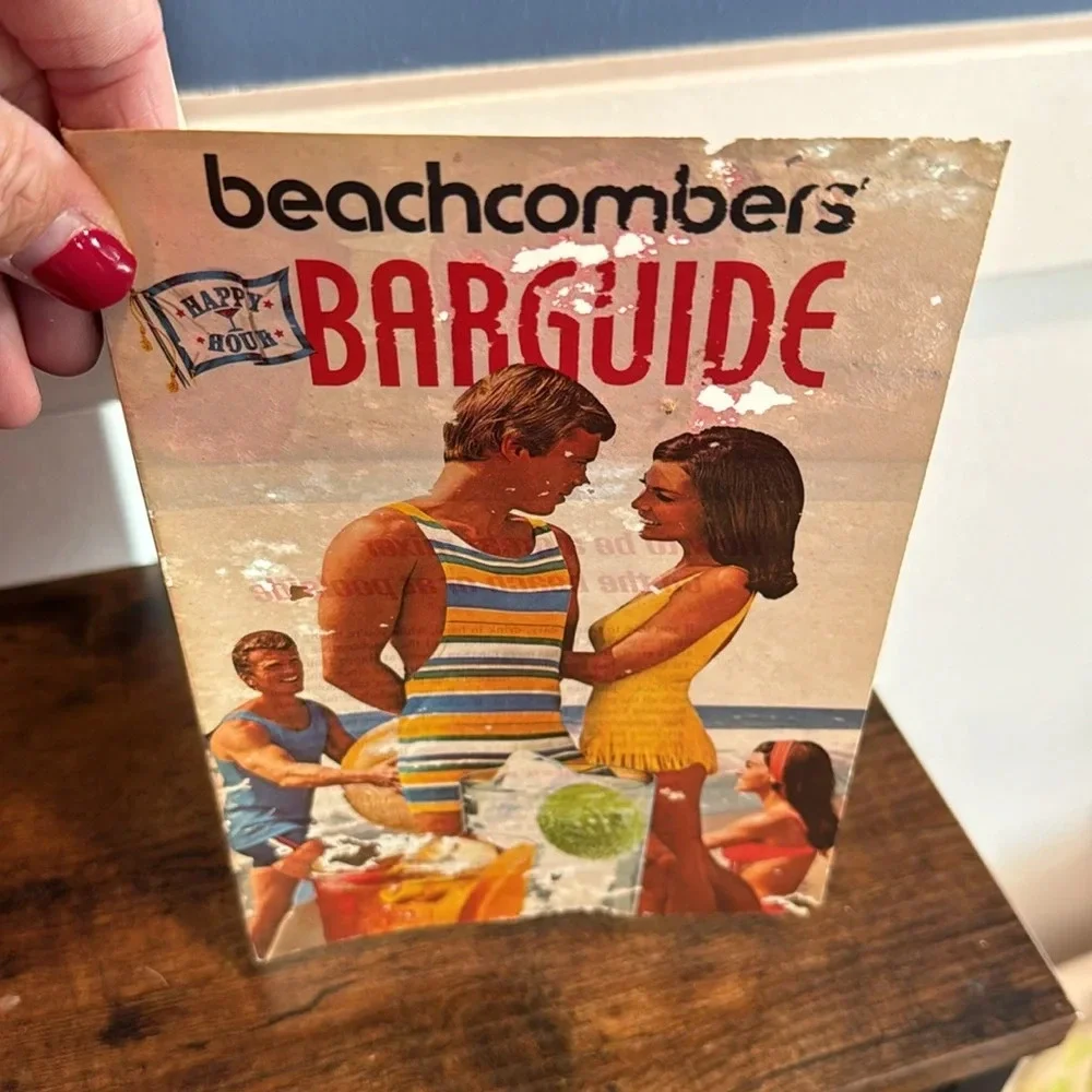 VINTAGE PAMPHLET BEACHCOMBERS BAR GUIDE COCKTAILS MANHATTAN GIMLET SCARLET OHARA